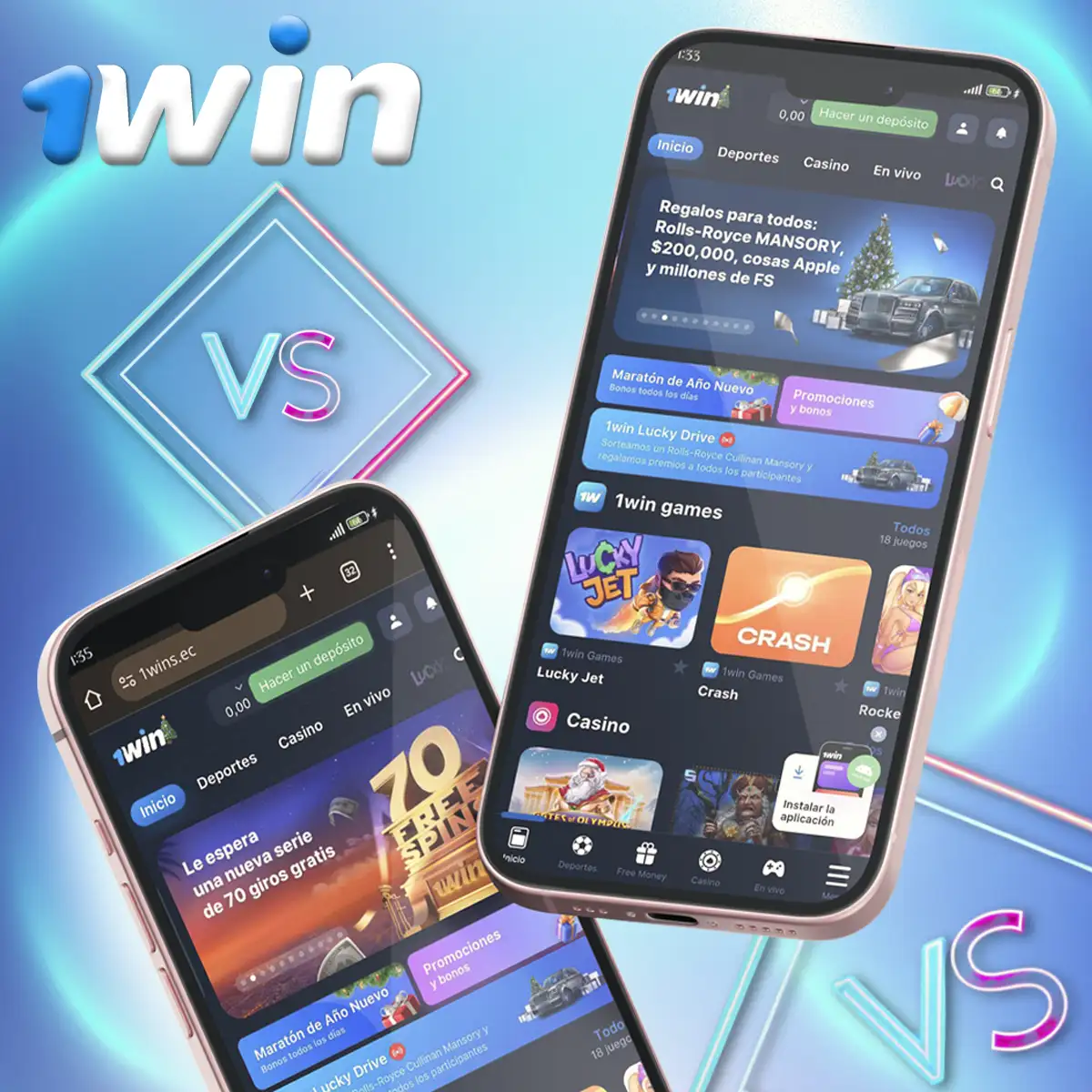 Mobile application vs. web site