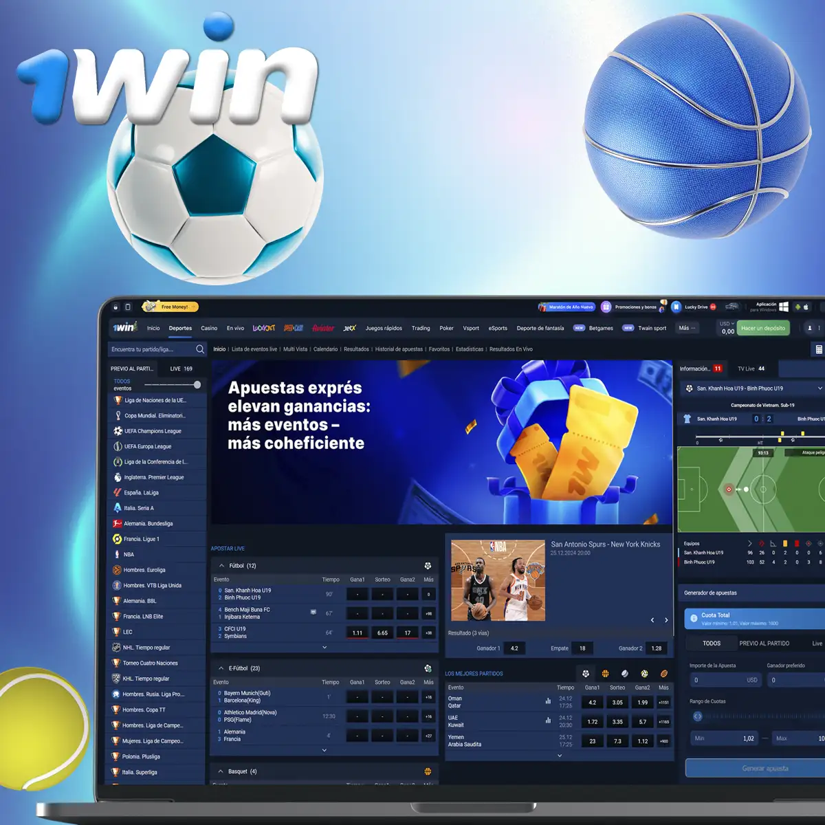 Los mercados de apuestas en 1win Ecuador