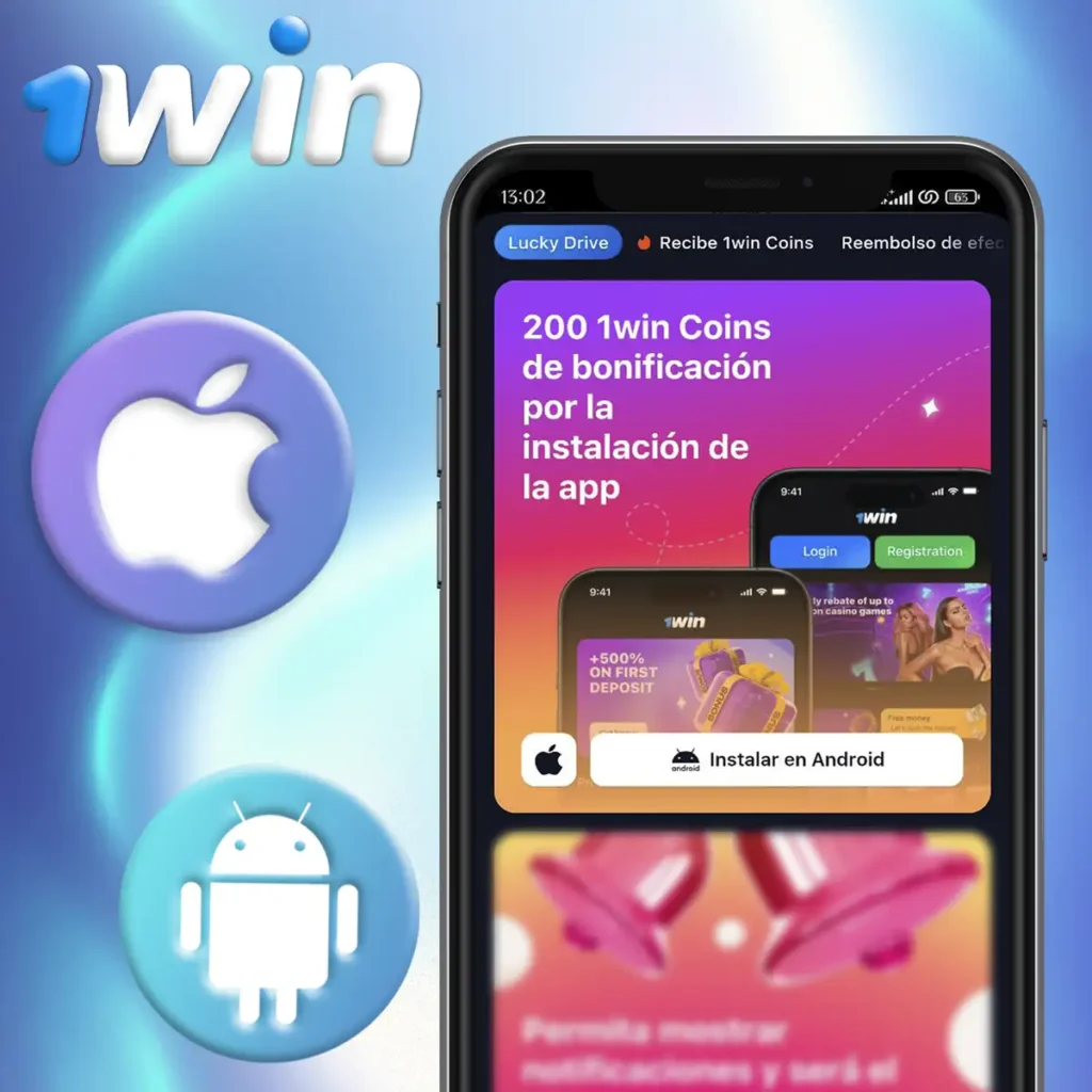 ¿Ofrece 1win alguna bonificación por instalar la aplicación? 