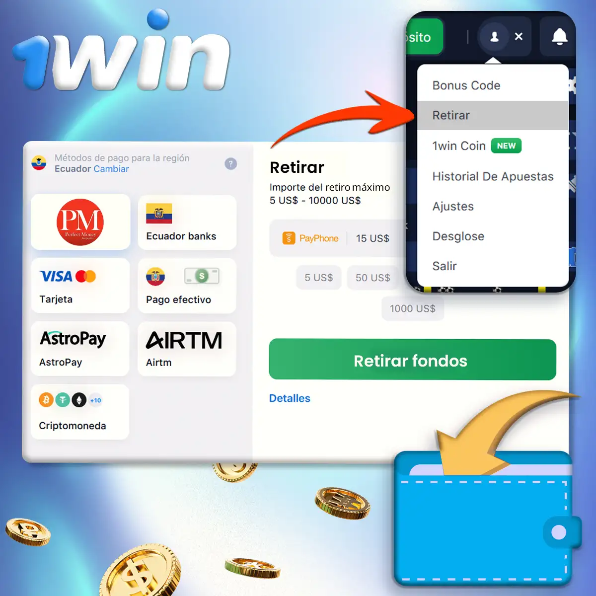 Posibilidades de retirada