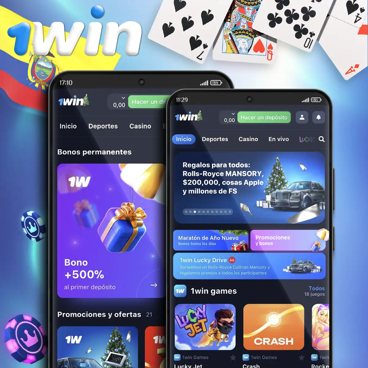 Acerca de la aplicación 1win