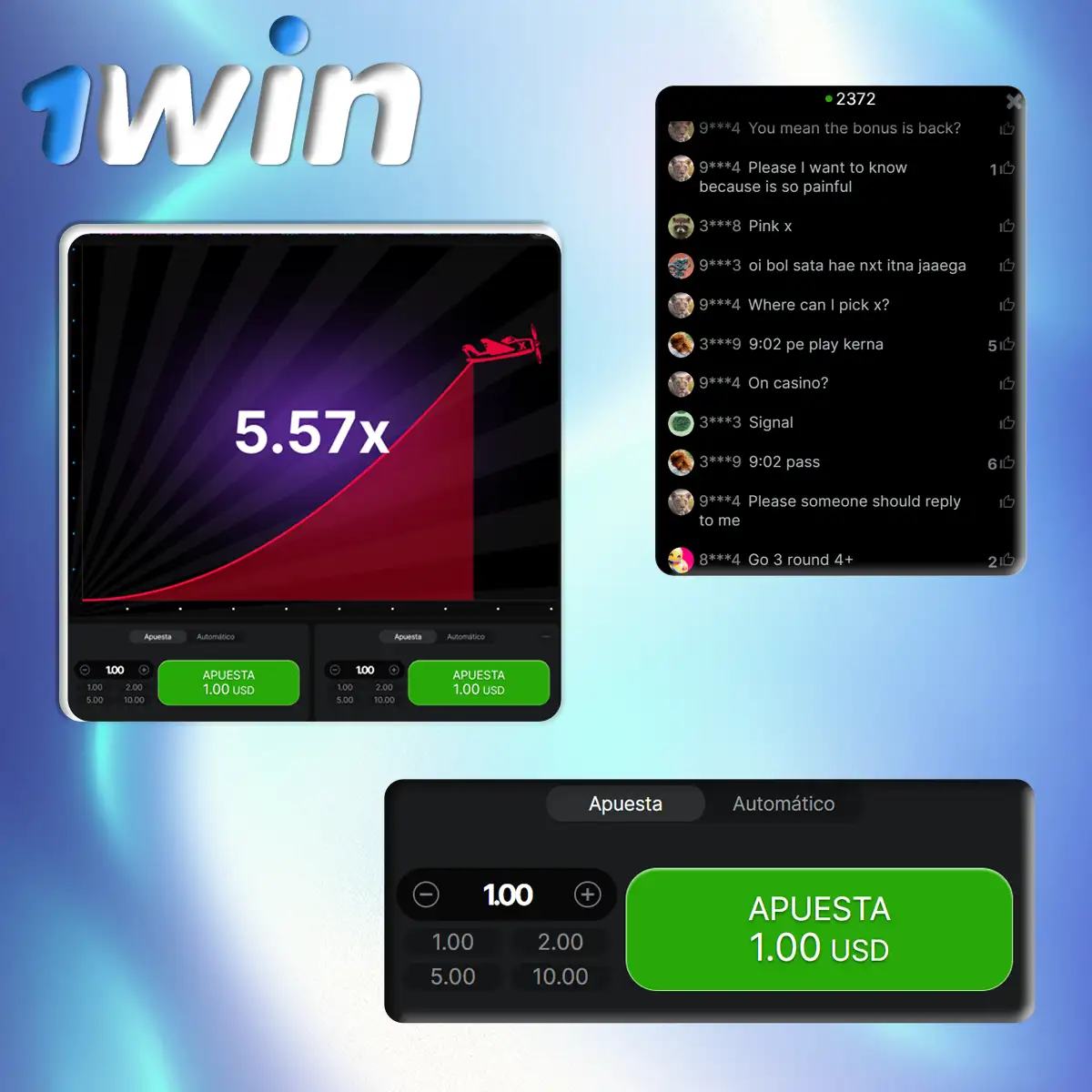 Funcionamiento de 1Win Aviator