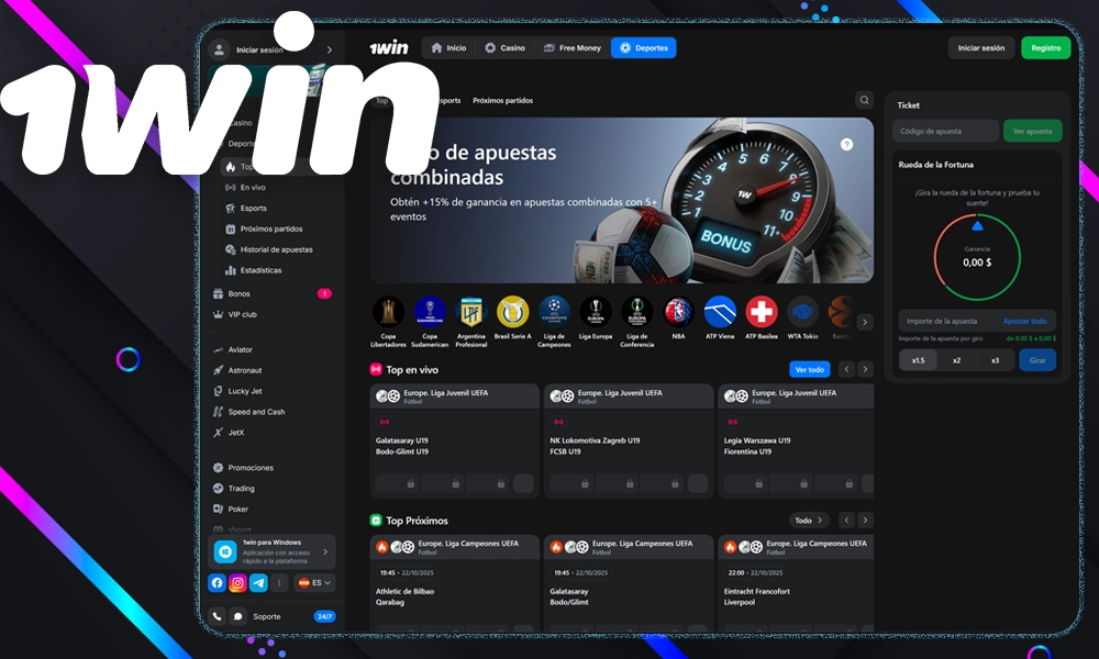 Sitio Oficial para Casino y Apuestas Deportivas en 1win