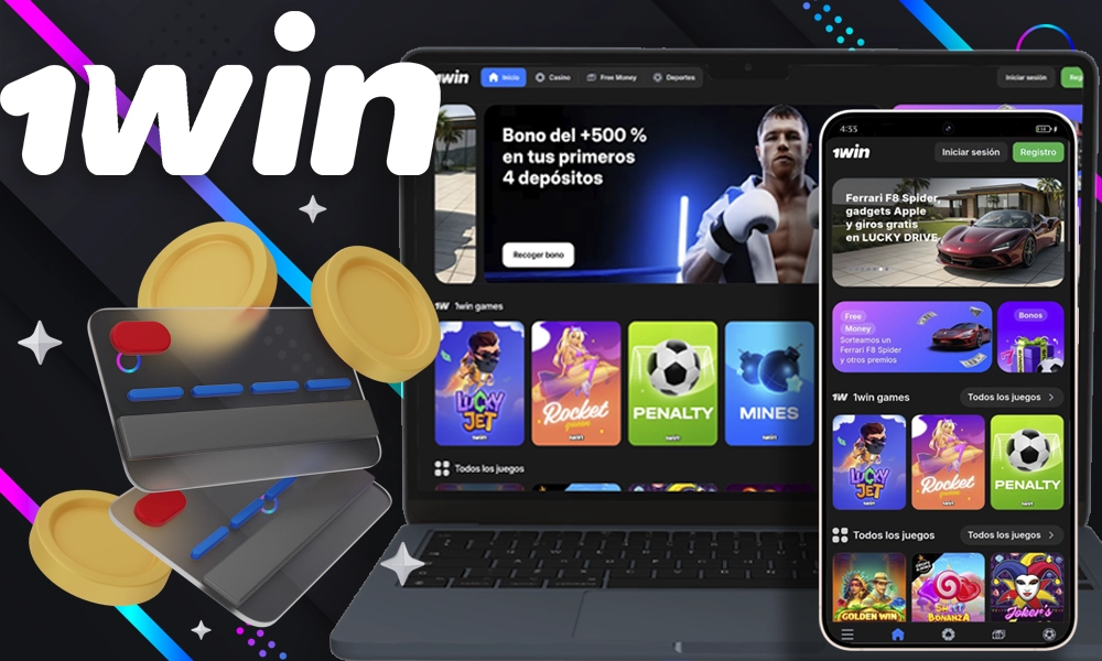 Depósitos y retiros en 1win